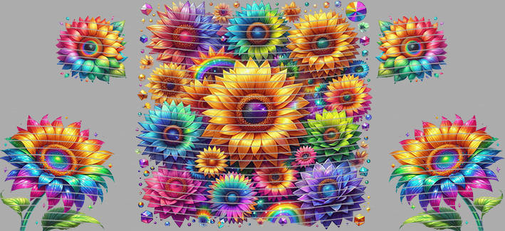 16oz Sunflower Girl-SU-496